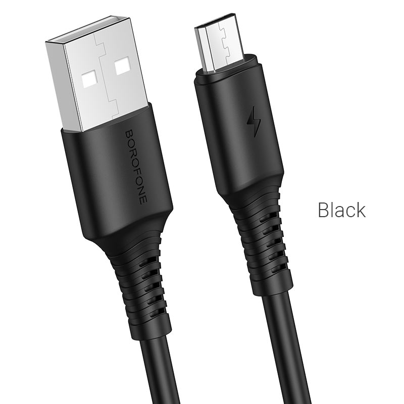 USB Кабель BX47 Micro, Borofone, черный