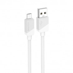 MicroUSB кабель (USB - Micro USB ) Borofone BX107, 1 м., белый