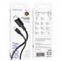 Кабель Borofone X111 Type-C - Type-C (1м., 3A) цвет: черный