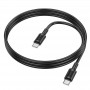 Кабель Borofone X111 Type-C - Type-C (1м., 3A) цвет: черный
