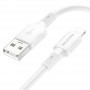 Кабель для зарядки iPhone (USB - Lightning) Borofone BX80 Lightning (1м., 2.4A) цвет: белый