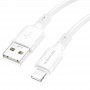 Кабель для зарядки iPhone (USB - Lightning) Borofone BX80 Lightning (1м., 2.4A) цвет: белый