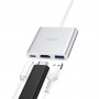 USB-HUB Type-C Hoco HB14 Многофункциональный: USB (версии 3.0), HDMI, PD