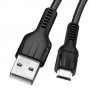 Кабель USB - micro USB, для Android, Hoco U31, цвет чёрный