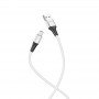 Кабель Micro USB для зарядки телефона и синхронизации данных, Hoco U46 1м, цвет белый