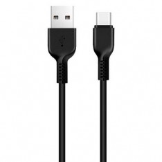 Кабель USB - Type C, Hoco X20, 3 метра, цвет черный