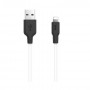 Кабель для Iphone Lightning USB для зарядки телефона и синхронизации данных, Hoco X21 1м, цвет белый