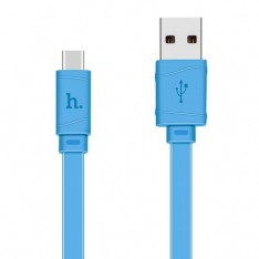 Hoco X5 Bamboo USB Type-C кабель 1м синий