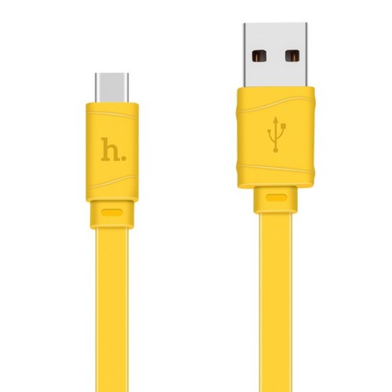 Hoco X5 Bamboo USB Type-C кабель 1м жёлтый