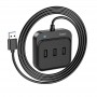 USB Hub на 4 USB (USB 3.0 + 3 USB 2.0) Hoco HB31, 1.2 метра
