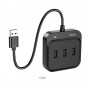 USB Hub на 4 USB (USB 3.0 + 3 USB 2.0) Hoco HB31, 0.2 метра