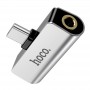 Адаптер Hoco LS26 Type-C на 3.5 мм + Type-C зарядка и звук