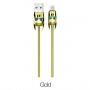 Кабель для Android Micro-USB Hoco U30, золотой