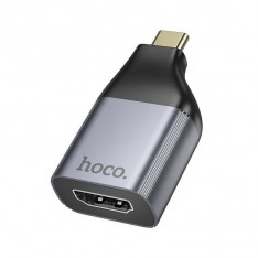 Адаптер Hoco UA33 Type-C - HDMI цвет: металлик