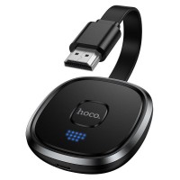 Переходник HDMI-WiFi Hoco UA47 2м, металлик