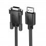 Кабель HDMI Hoco US12 HDMI to VGA (1 м,поддержка HD) цвет:черный