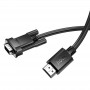Кабель HDMI Hoco US12 HDMI to VGA (1 м,поддержка HD) цвет:черный