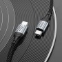 Кабель Hoco X102 Type-C to Type-C (60W,нейлон,1 м) цвет: черный