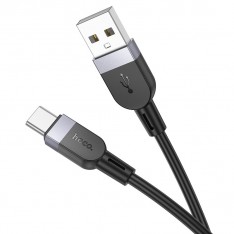 Кабель Hoco X109 USB  - Type-C (2 метра) силиконовый, черный
