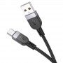 Кабель Hoco X109 USB  - Type-C (2 метра) силиконовый, черный