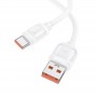 Кабель Hoco X115 USB  - Type-C (100W, 5A) белый