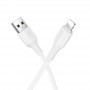 Кабель для зарядки iPhone (USB - Lightning) Hoco X120 (1м., 2.4A) цвет: белый