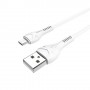 Кабель USB - MicroUSB Hoco X37, цвет белый