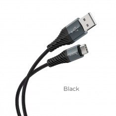 Кабель USB - Type-C Hoco X38, 1m, цвет черный