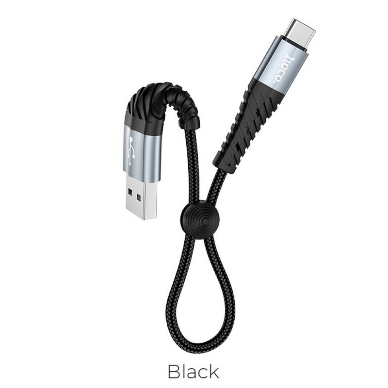 Кабель USB - Type-C Hoco X38, 0.25 м., цвет черный