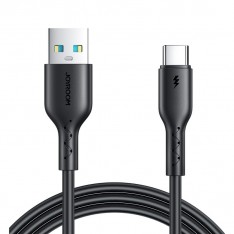 Кабель для зарядки телефона (USB - Type-C) JoyRoom SA26, 3A, 1м., черный