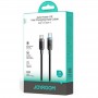 Кабель для зарядки iPhone 18 / 17 с автоотключением (Type-C - Type-C) JoyRoom S-A63, 100W, 1.2м., черный