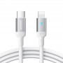 Кабель для зарядки iPhone (Type-C - Lightning) JoyRoom SA-10, 30W , 1.2м., белый