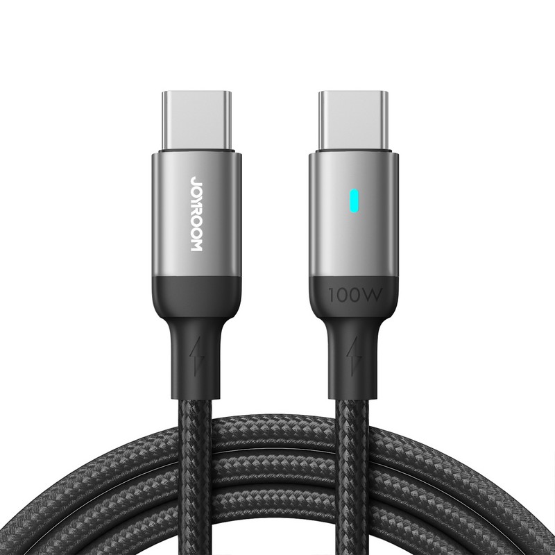 Кабель для зарядки iPhone 17 (Type-C - Type-C) JoyRoom S-A10, 100W, 1.2м., черный