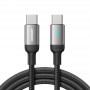 Кабель для зарядки iPhone 17 (Type-C - Type-C) JoyRoom S-A10, 100W, 1.2м., черный