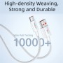 USB / Type-C кабель Rock R6, 6 ампер 150см
