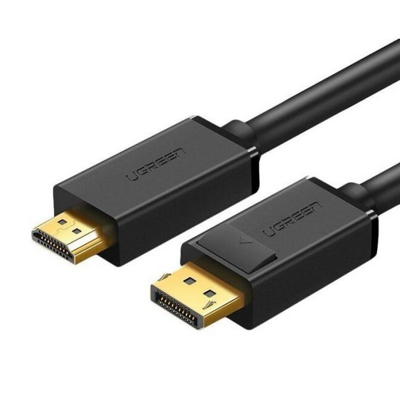 Кабель HDMI-DisplayPort Ugreen DP101-10239, 1.5m, черный Кабель HDMI-DisplayPort Ugreen DP101-10239, 1.5m, черный