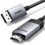 Кабель HDMI-DisplayPort Ugreen DP119, 1.5m, серый