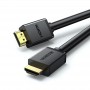 Кабель HDMI Ugreen HD104-10106 HDMI 2.0 to HDMI 2.0, силиконовый круглый, 1m, Black
