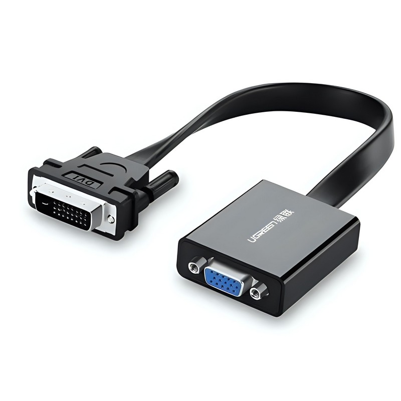 Конвертер UGREEN MM108 (40259) DVI-D to VGA Active Converter Конвертер UGREEN MM108 (40259) DVI-D to VGA Active Converter