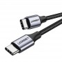 PD кабель (Type-C - Type-C) Ugreen US261-50152, 3A, 60W, 2 м., черный