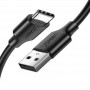 USB-C кабель (USB - Type-C) Ugreen US287-60116, 3A, 1 м., черный