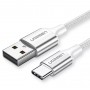 USB-C кабель (USB - Type-C) Ugreen US288-60131, 1 м., белый
