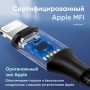 Audio-кабель (AUX) для iPhone с сертификатом MFI Ugreen US315, черный Audio-кабель (AUX) для iPhone с сертификатом MFI Ugreen US315, черный