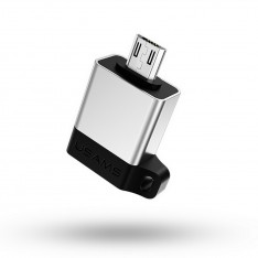 OTG адаптер MicroUSB - USB (ОТГ переходник), Usams US-SJ187 A1, цвет черный