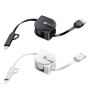 Кабель USB - micro-USB, Lightning (2 в 1) USAMS US-SJ192 U1 1m, цвет черный