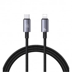 Кабель для зарядки iPhone Usams Sufeng US-SJ662 Type-C - Lightning, 30W, 1.2м, черный