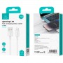 Кабель для зарядки iPhone (USB - Lightning) Usams YD Series SJ709, 2.4A, 1м, белый Кабель для зарядки iPhone (USB - Lightning) Usams YD Series SJ709, 2.4A, 1м, белый