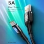 Кабель USB - Type-C USAMS US-SJ319 U27 1.2m, 5A, цвет синий