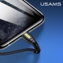 Кабель USB - Type-C USAMS US-SJ390 U40 1m, цвет черный