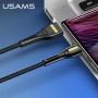 Кабель USB - micro-USB USAMS US-SJ389 U40 1m, цвет черный